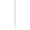 Ekena Millwork Fluted PVC Pilaster w/Standard Capital & Base, 4"W x 90"H x 2"P PILP04X090FL01-2 - alternate 4